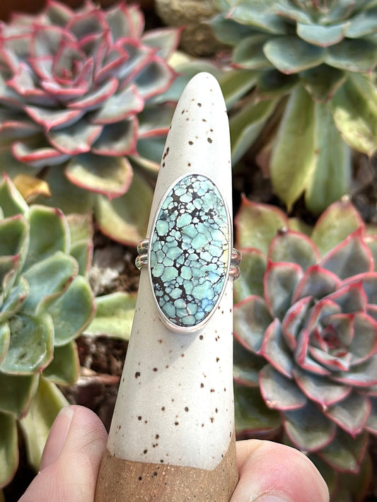 Desert Bloom Variscite Ring in size 6.25