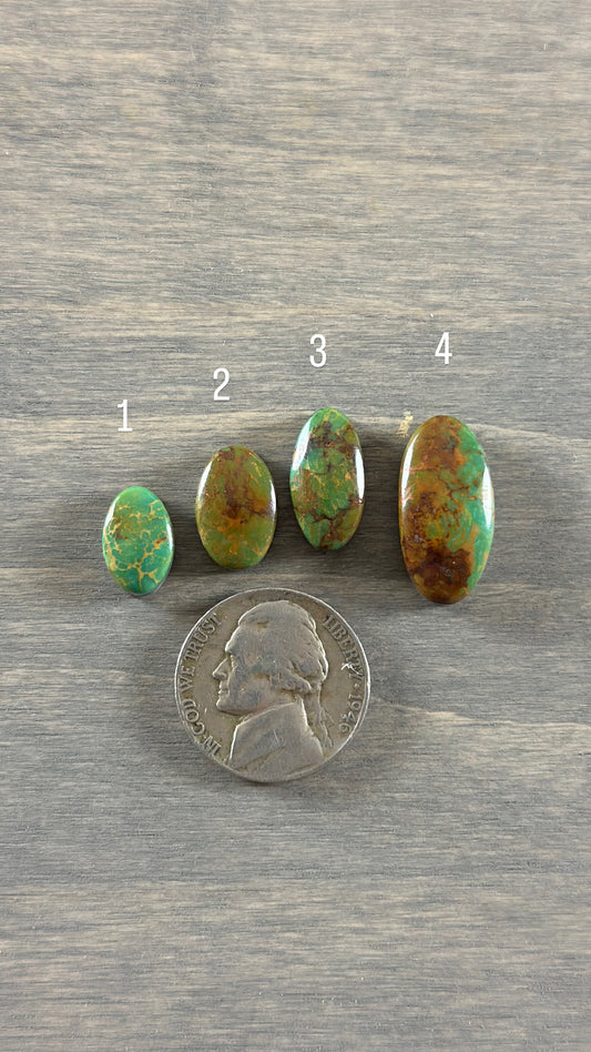 Rising Phoenix Turquoise Cabochon 1, 2, 3, 4