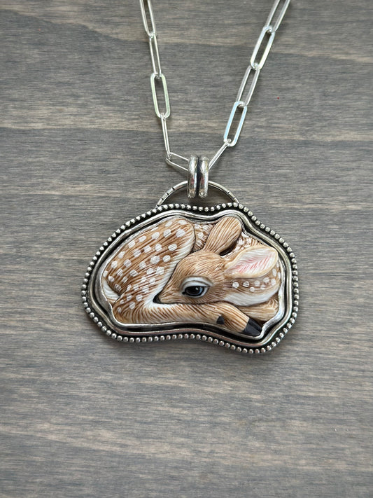 Laura Mears Fawn Pendant