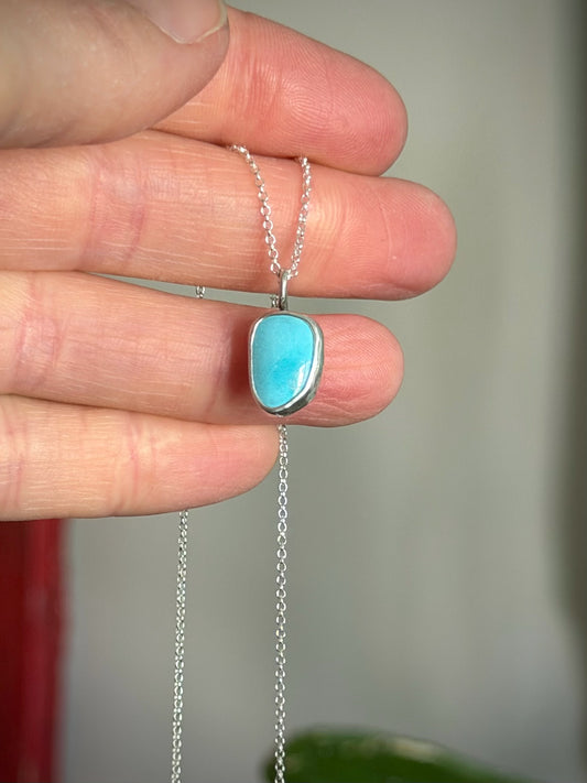 Royston Royal Blue Turquoise Little Necklace in Blue