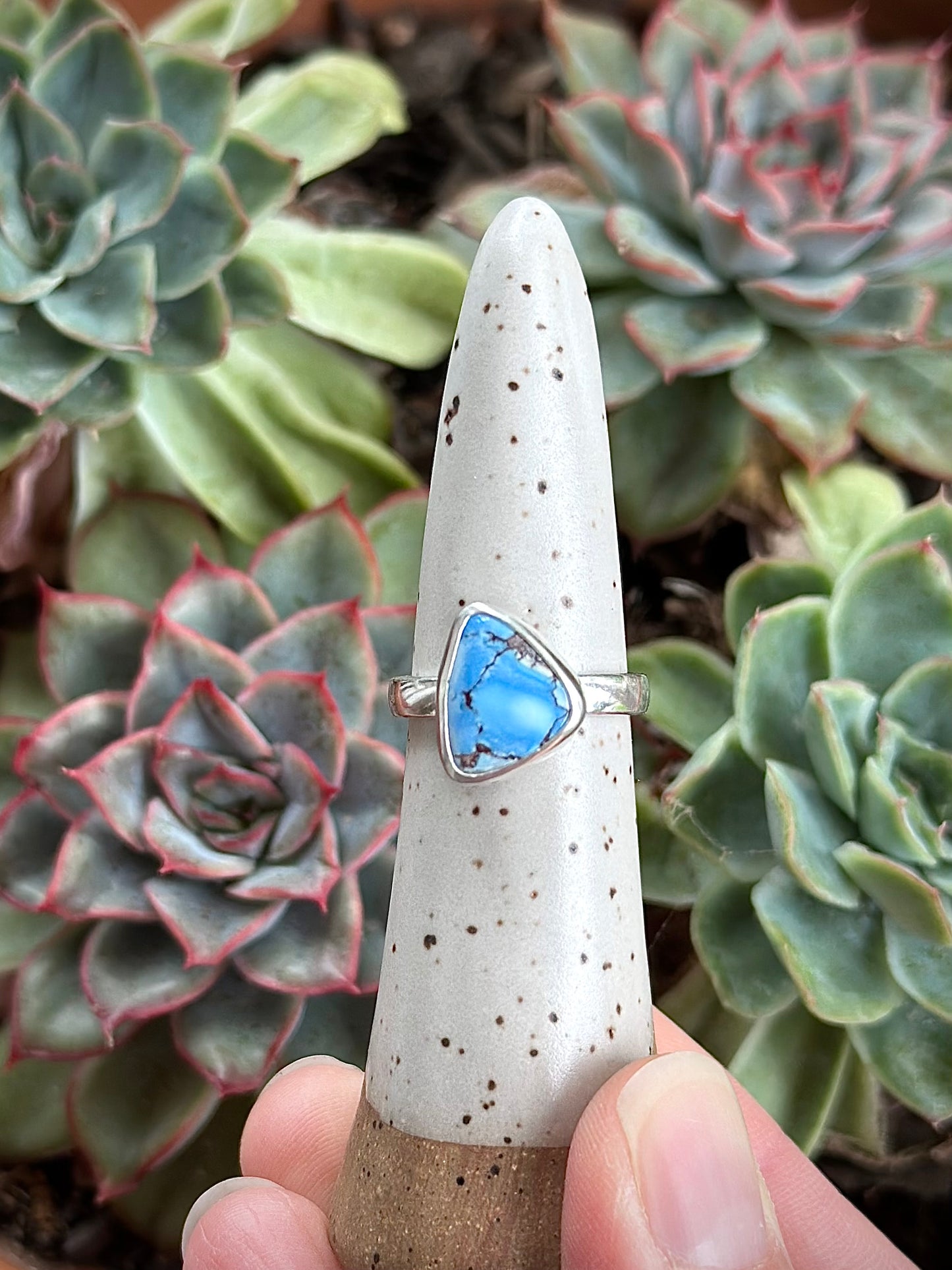Golden Hills Turquoise Ring size 6.5
