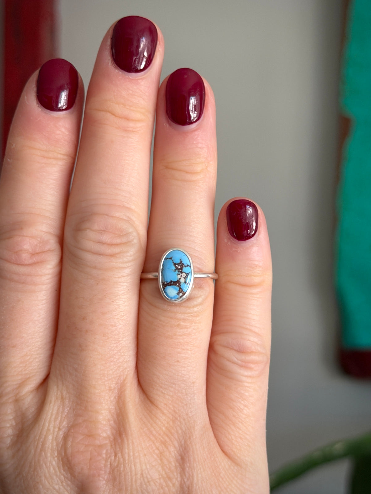 Golden Hills Turquoise Ring size 7