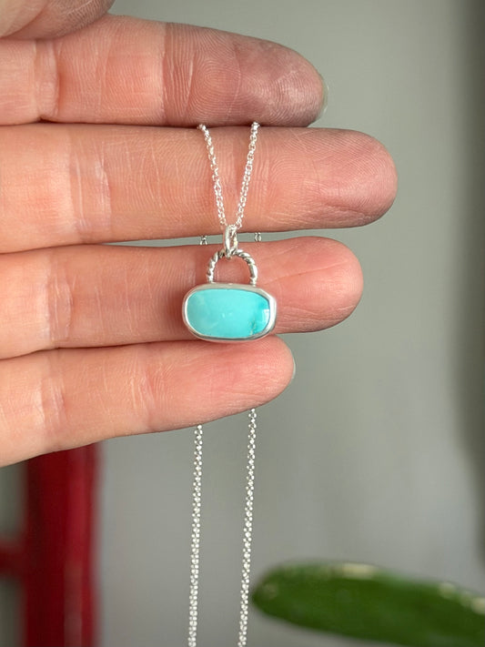 Royston Royal Blue Turquoise Little Necklace Horizontal