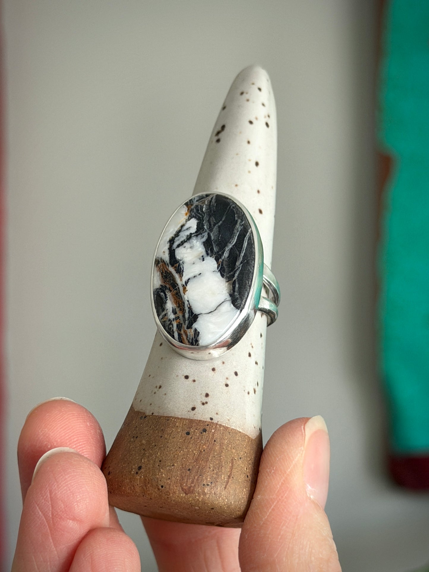 White Buffalo Ring in size 9