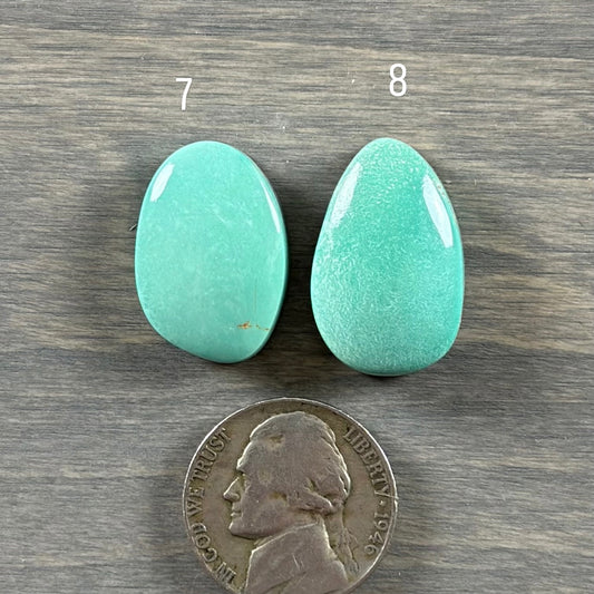 Carico Lake Turquoise Cabochon 7, 8