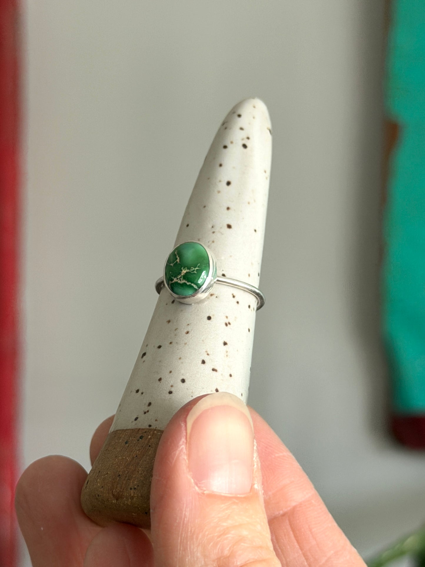 Emerald Valley Turquoise Ring size 7.5