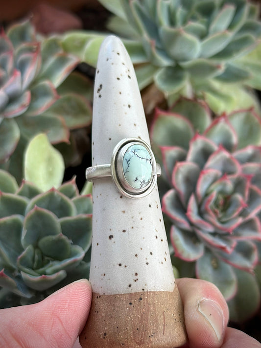 Emerald Basin Variscite Ring size 6.75