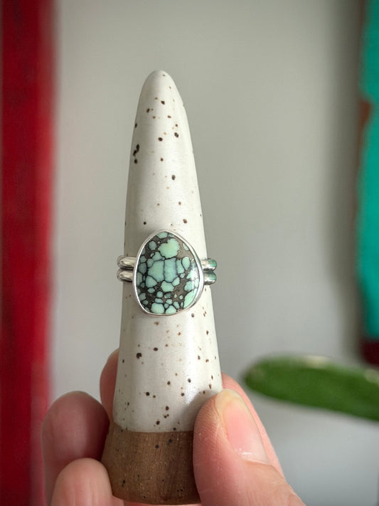 Desert Bloom Variscite Ring in size 7.5