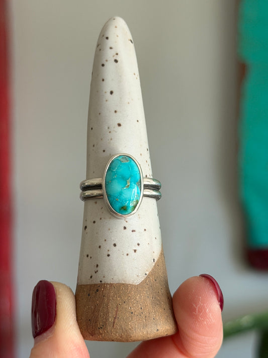 Sonoran Nugget Turquoise Ring size 9