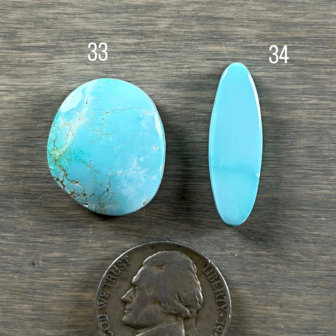 Royston Turquoise Cabochon 33