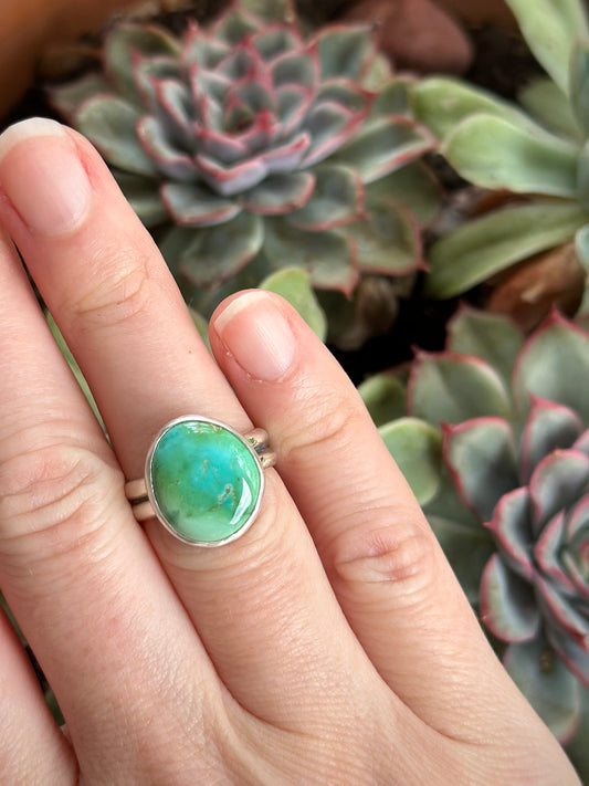 Emerald Valley Turquoise Ring in size 6.75