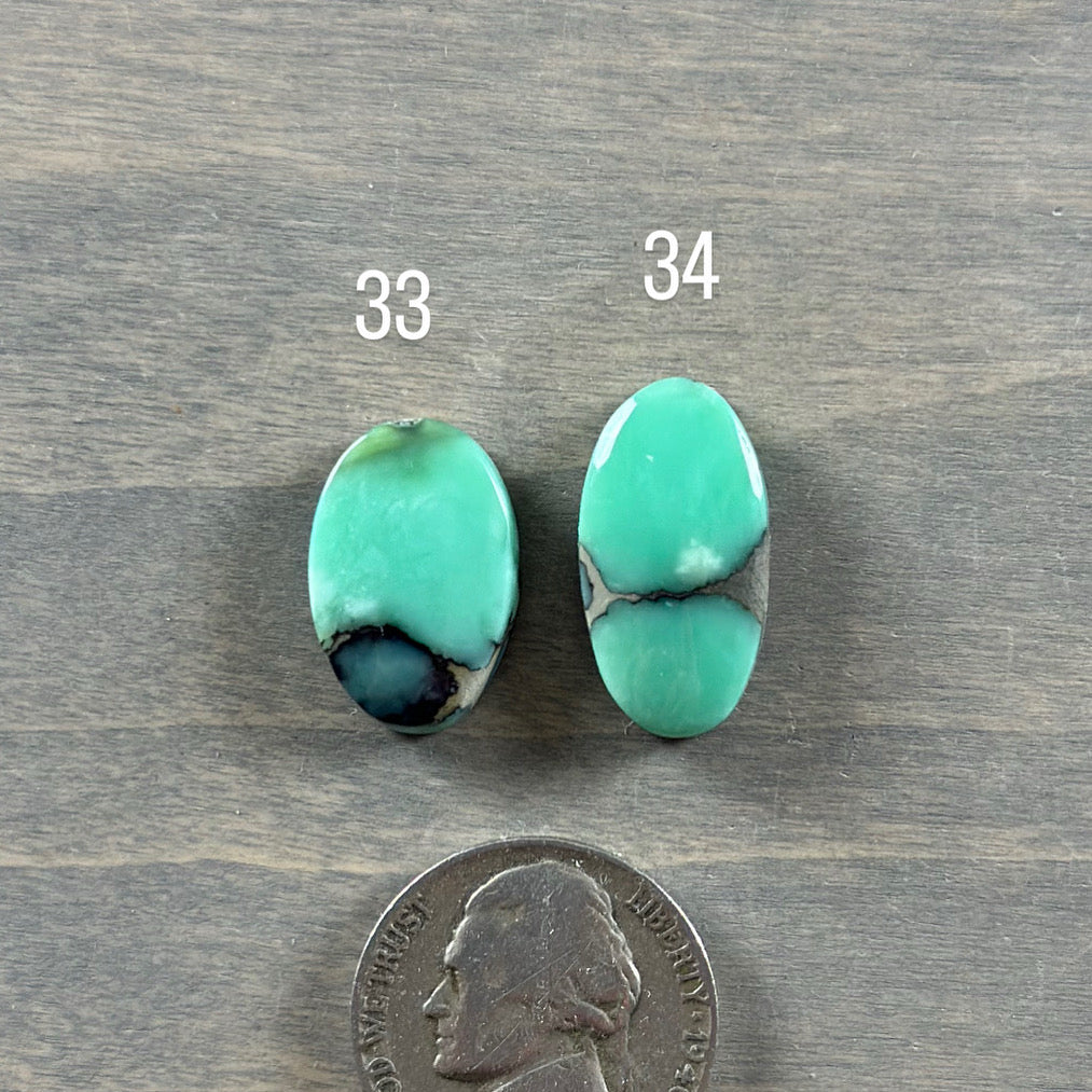 Desert Bloom Variscite Cabochon 33