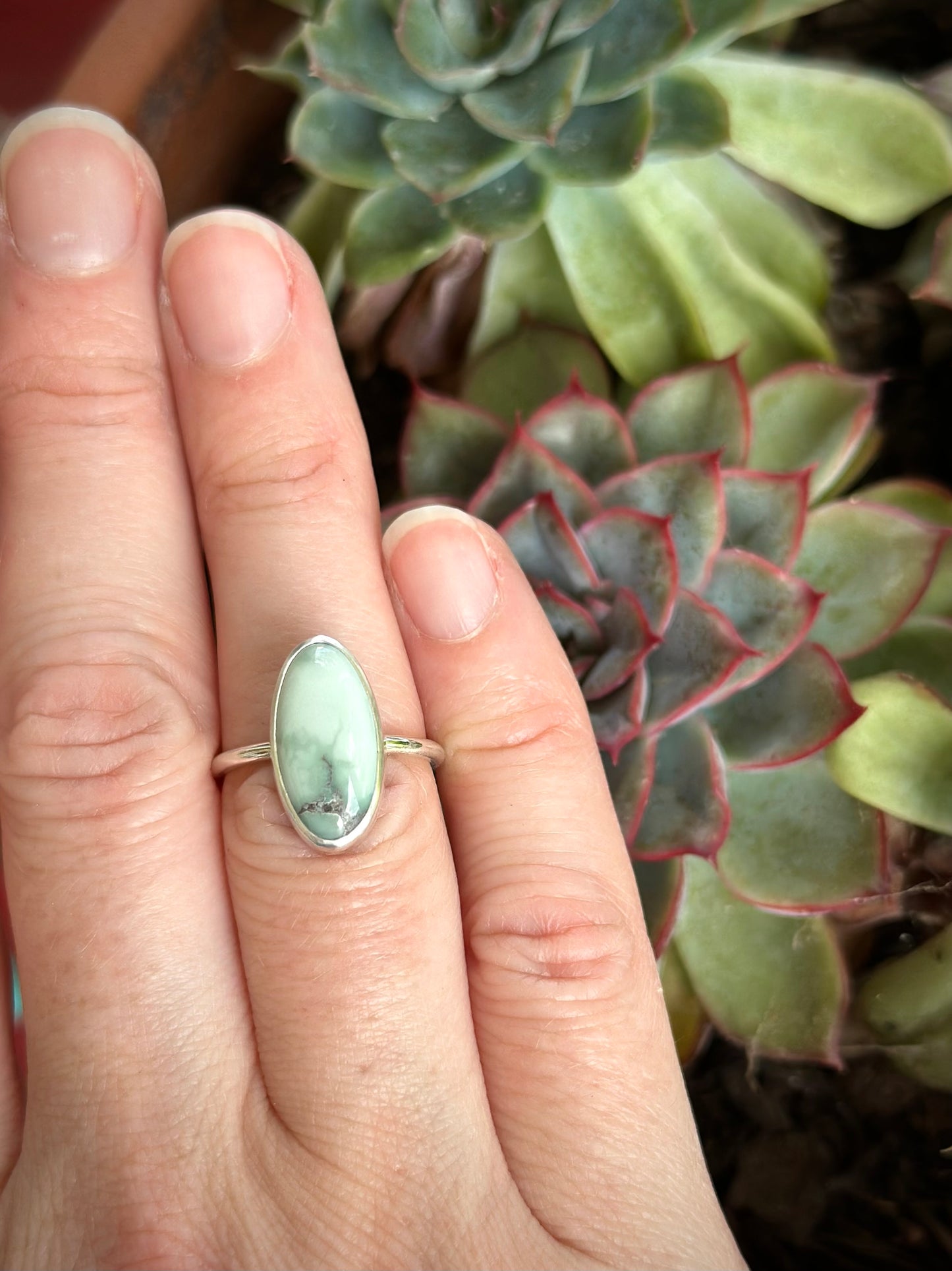Calypso Variscite Ring in size 6.25