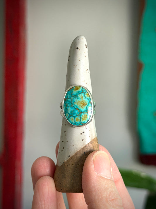 Turquoise Mountain Turquoise Ring in size 7.5