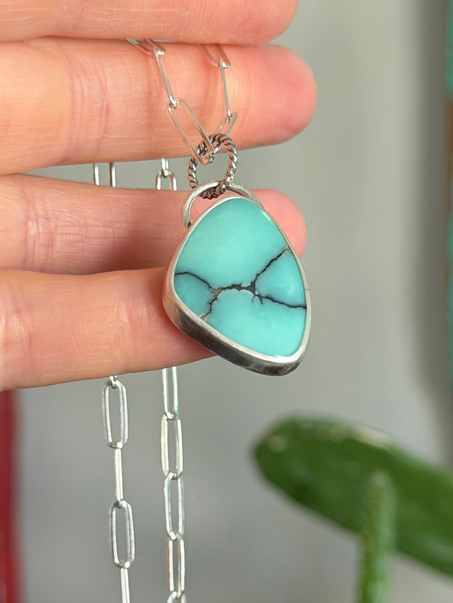 Desert Bloom Variscite Pendant
