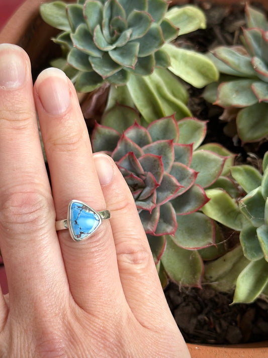 Golden Hills Turquoise Ring size 6.5