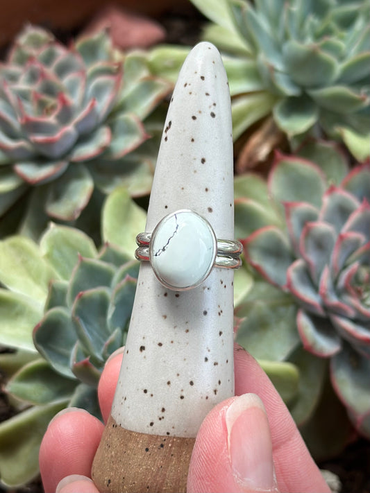 Emerald Basin Variscite Ring size 6.75