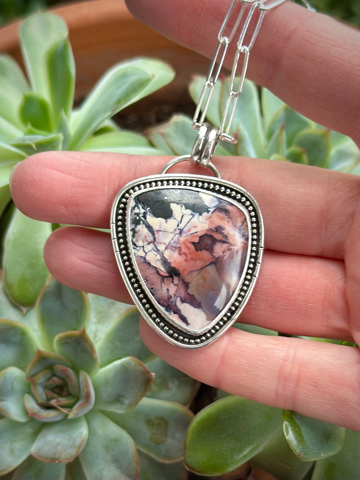 Tiffany Stone Pendant Statement