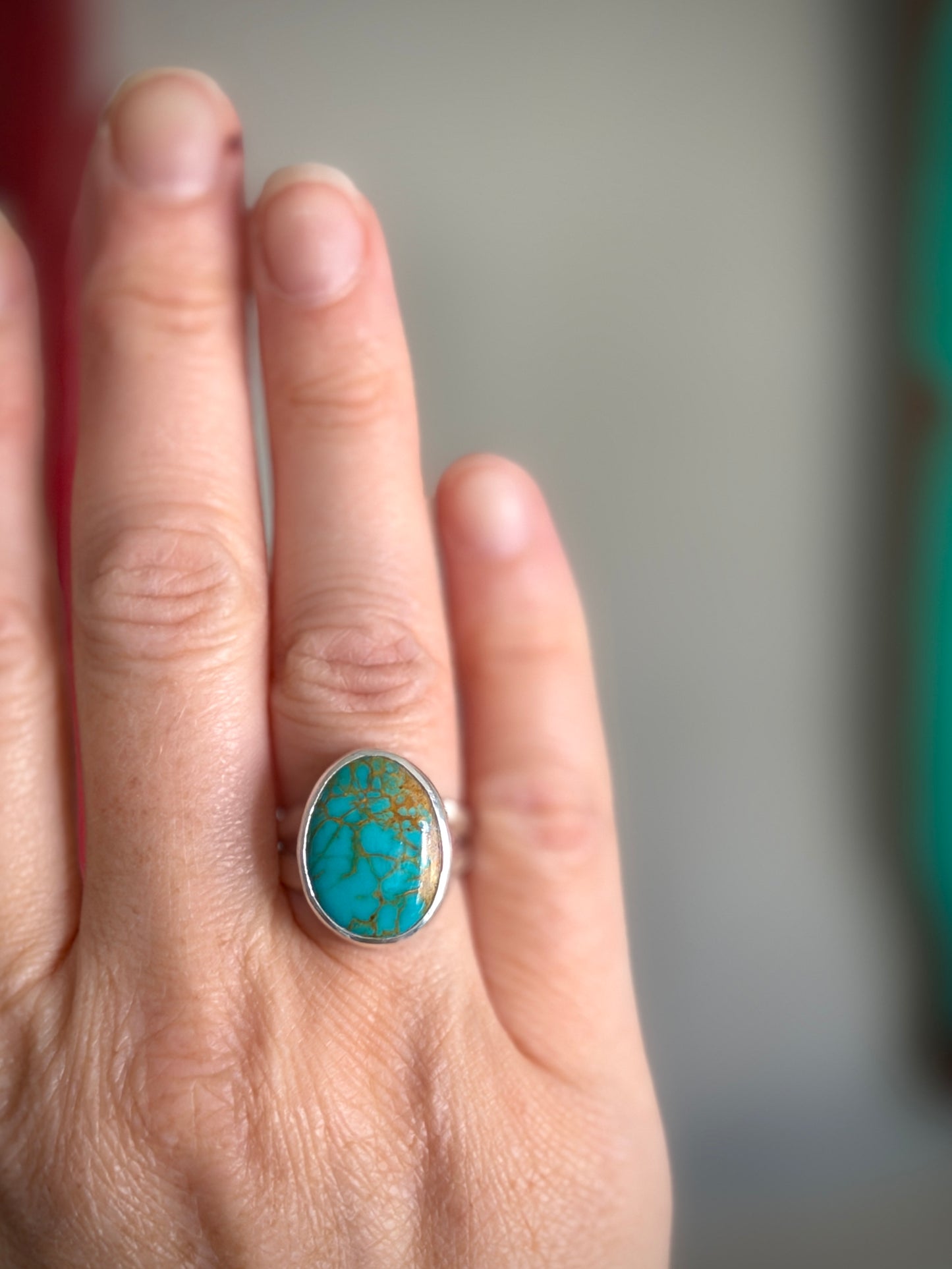 Royston Turquoise Ring in size 7