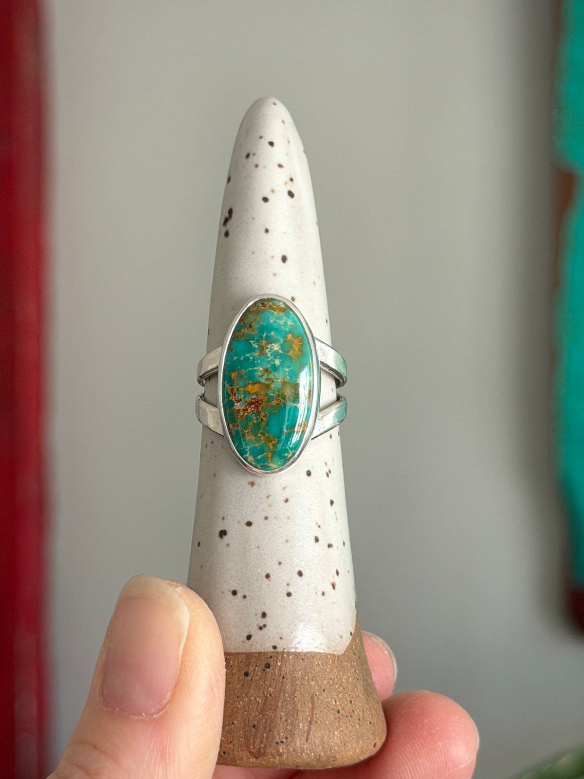 Royston Turquoise Ring in size 7.5