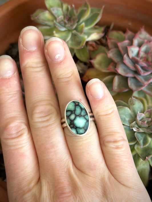 Desert Bloom Variscite Ring in size 7