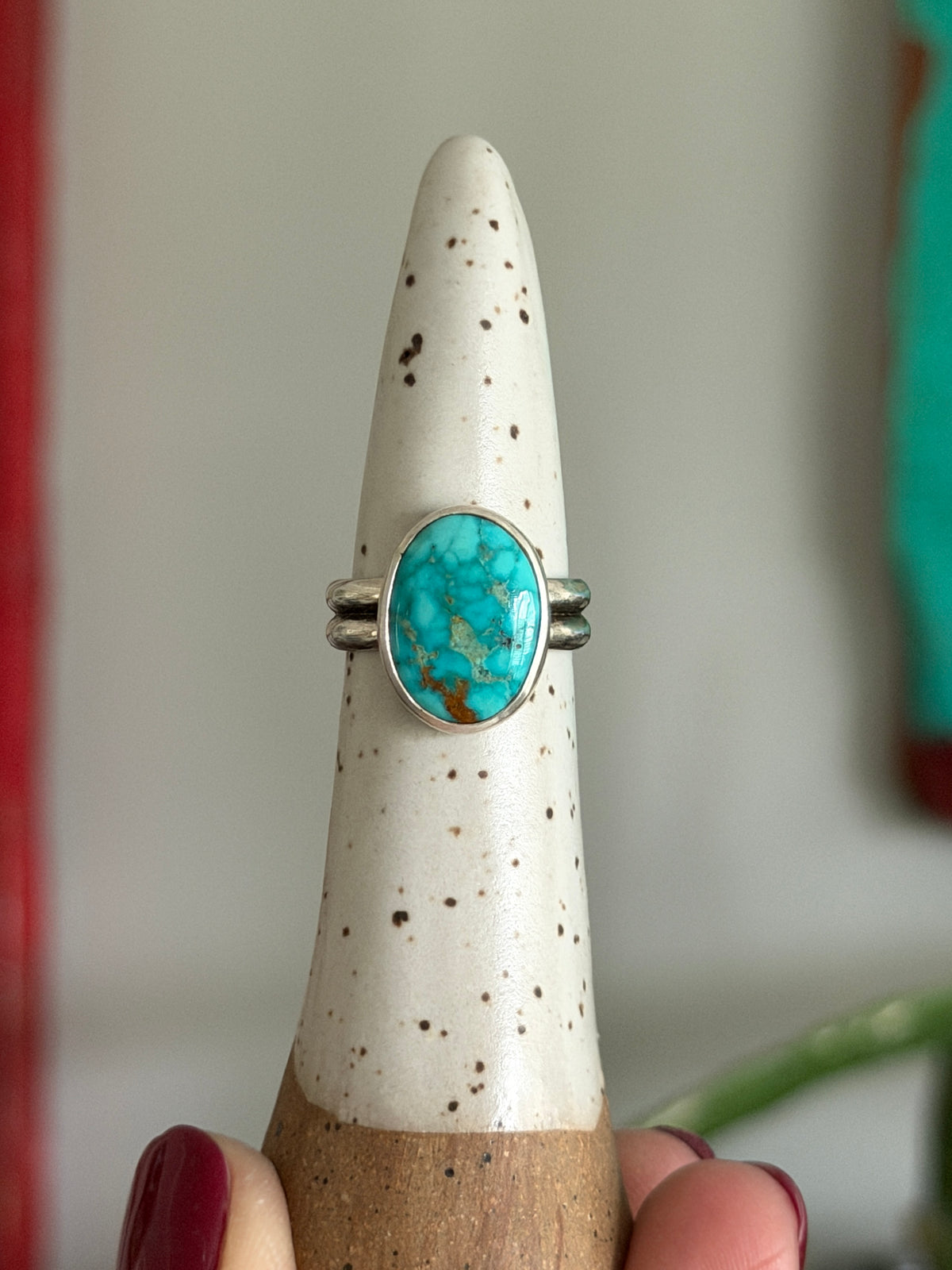 Sonoran Nugget Turquoise Ring size 6.25
