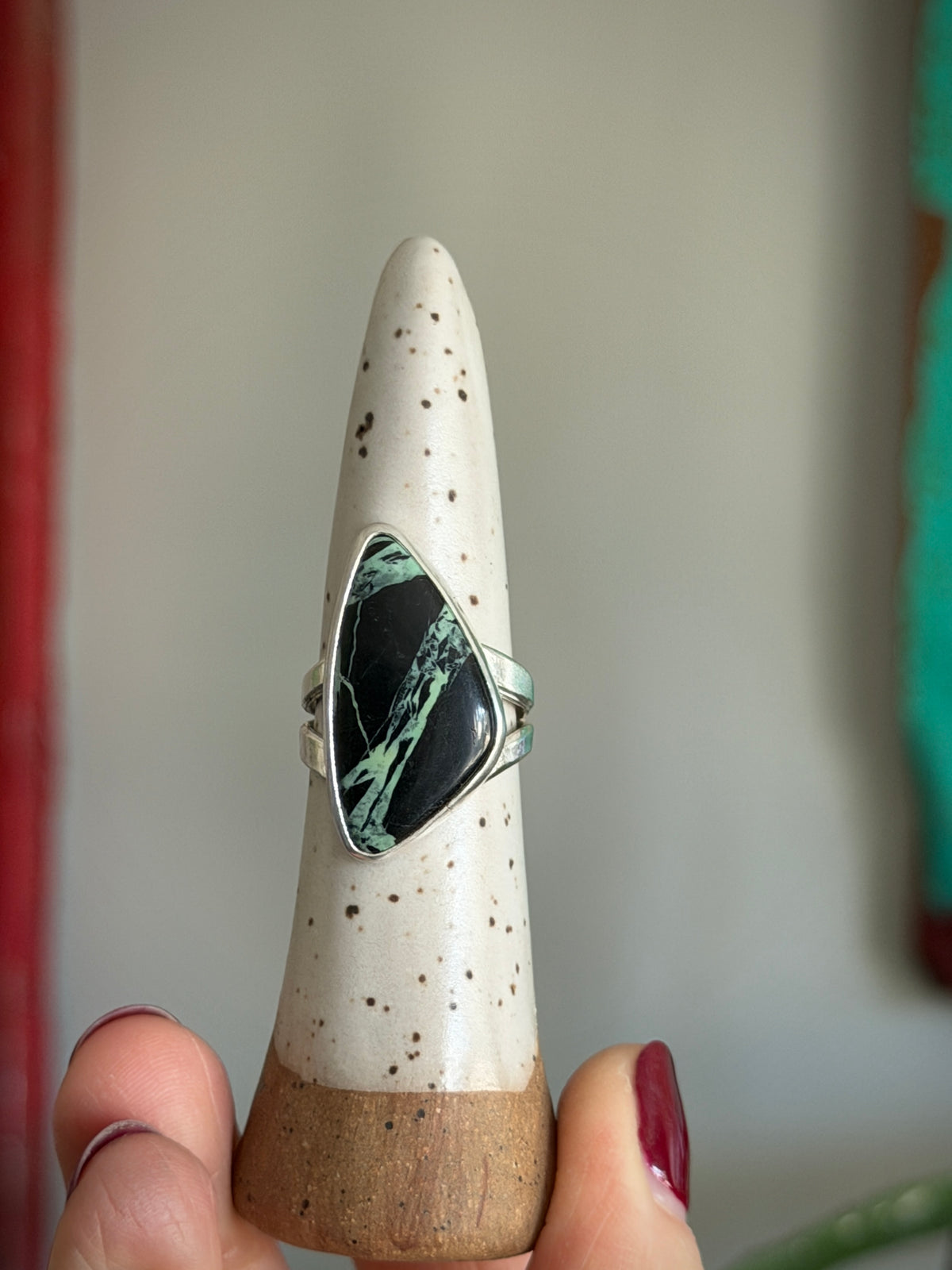 San Pedro Variscite Ring size 7.5