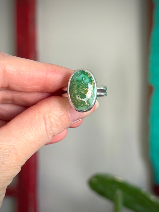 Emerald Valley Turquoise Ring in Green size 10