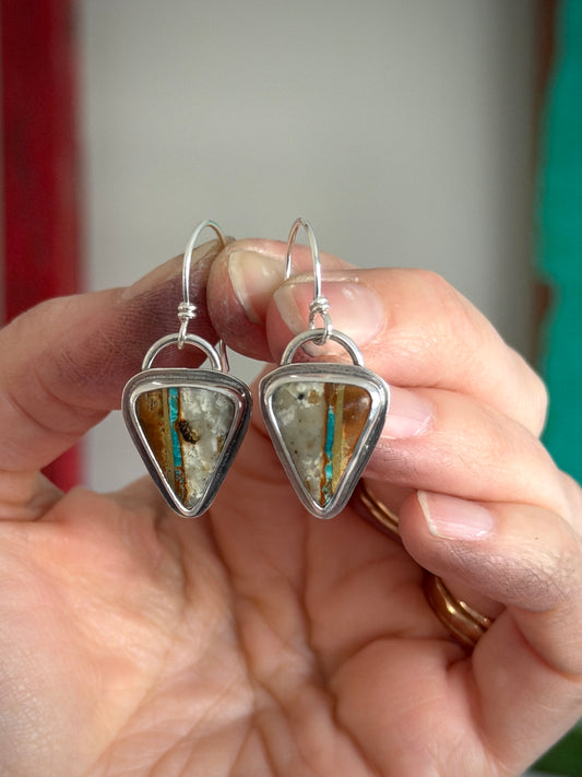 Royston Ribbon Turquoise Earrings