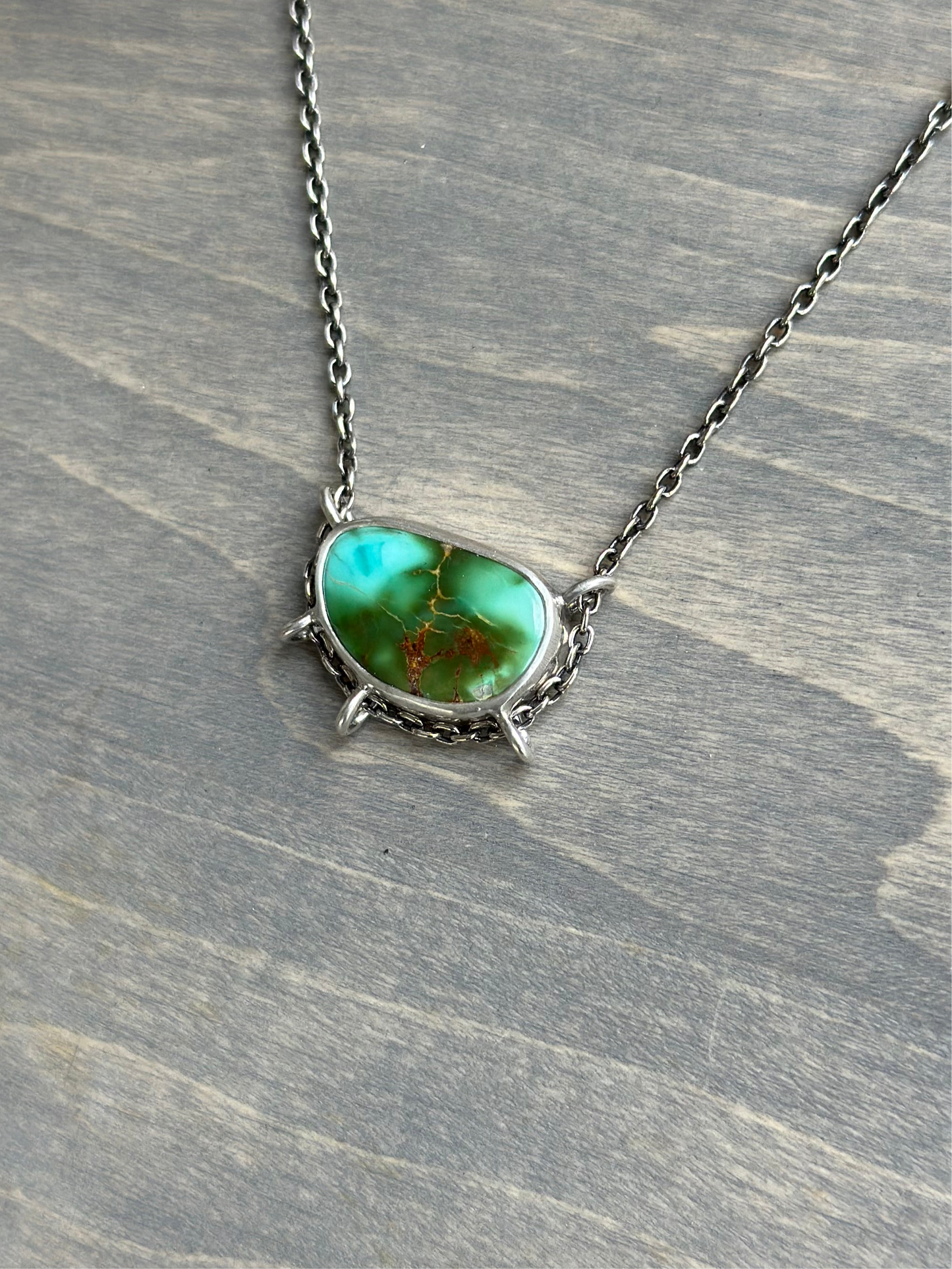 Royston Turquoise Suspended Pendant v6