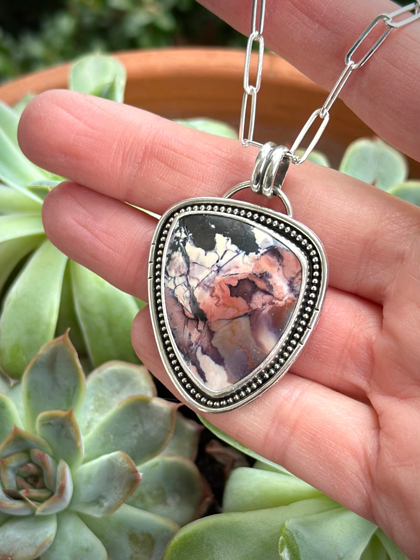 Tiffany Stone Pendant Statement