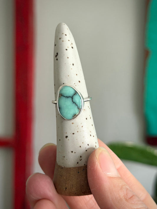 Desert Bloom Variscite Ring in size 6.75