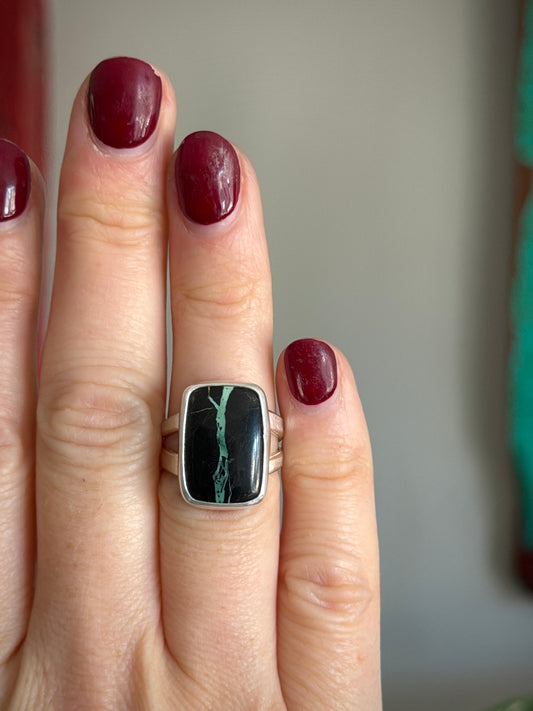 San Pedro Variscite Ring size 6.5