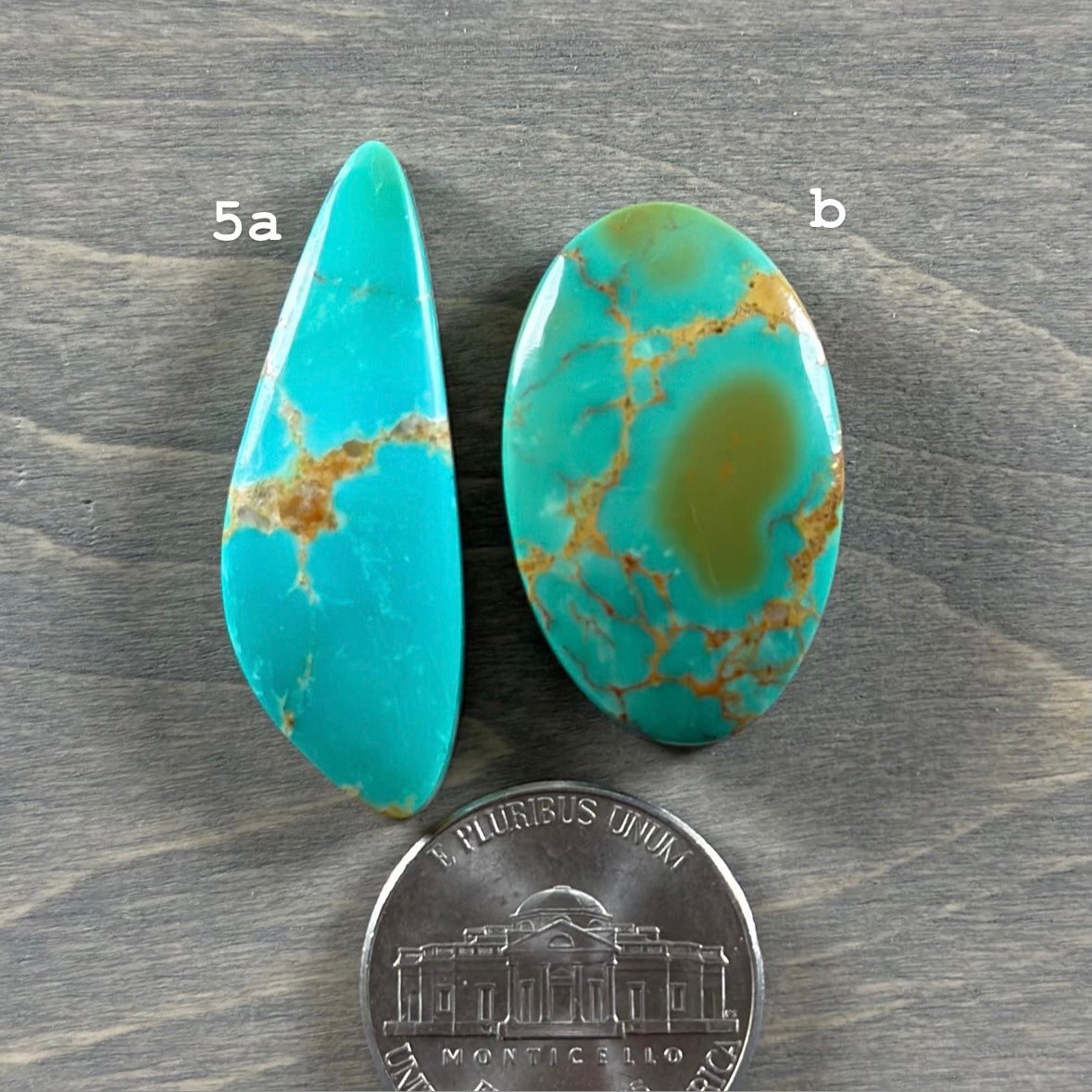 Kingman Gold Turquoise Cabochon 5