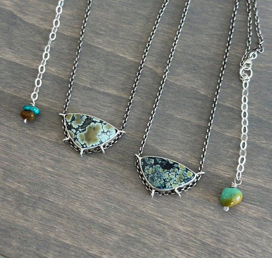 Nautilus Variscite Suspended Pendant v1