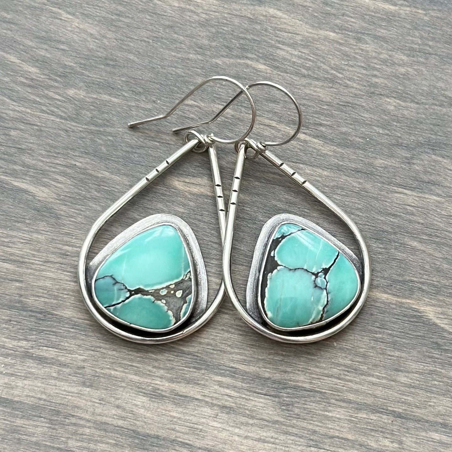 Rising Phoenix Turquoise Wishbone Pendant