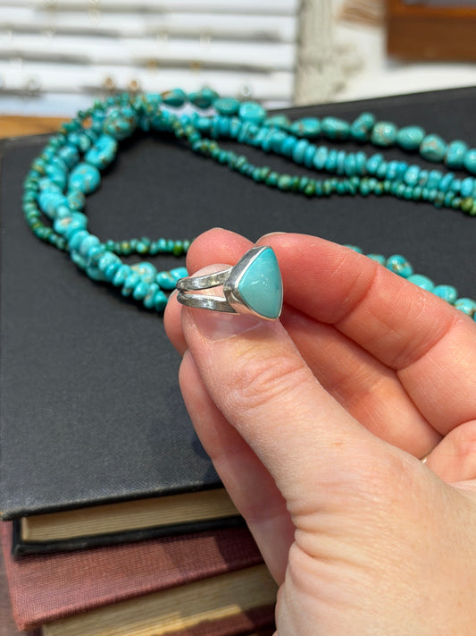 Royston Turquoise Ring in size 6.75