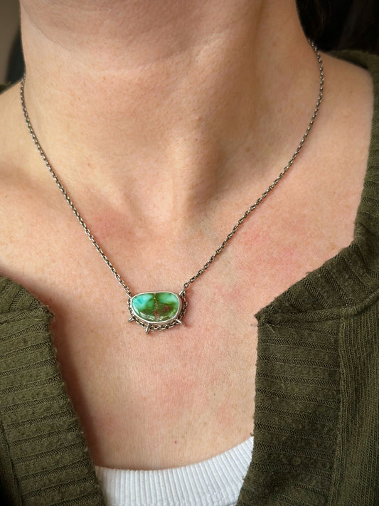 Royston Turquoise Suspended Pendant v6