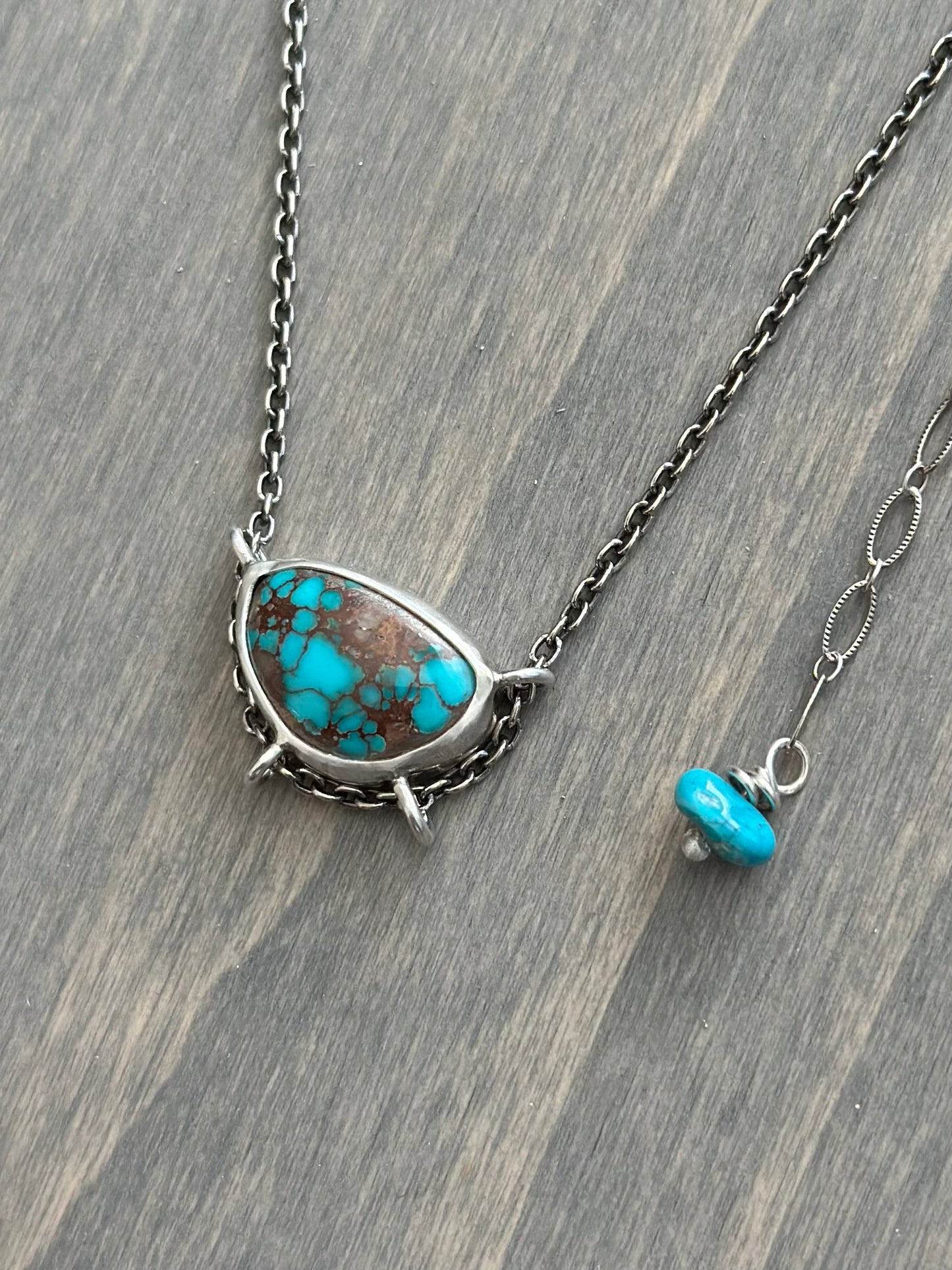 Pilot Mountain Turquoise Suspended Pendant v9