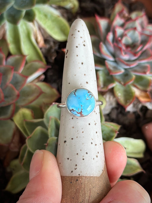 Golden Hills Turquoise Ring size 6.75
