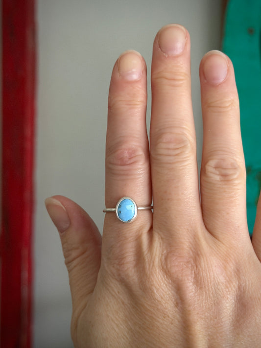 Golden Hills Turquoise Ring size 8.25