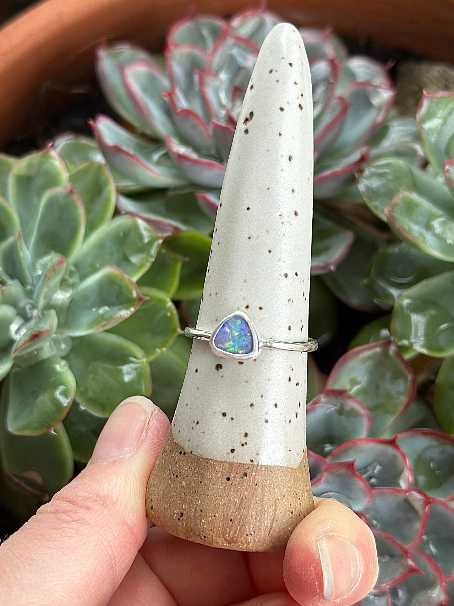 Coober Pedy Opal Ring for Brandy