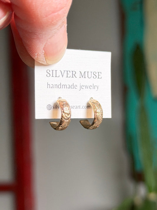Mini Hoop Cuff Earring in 14k Gold Fill