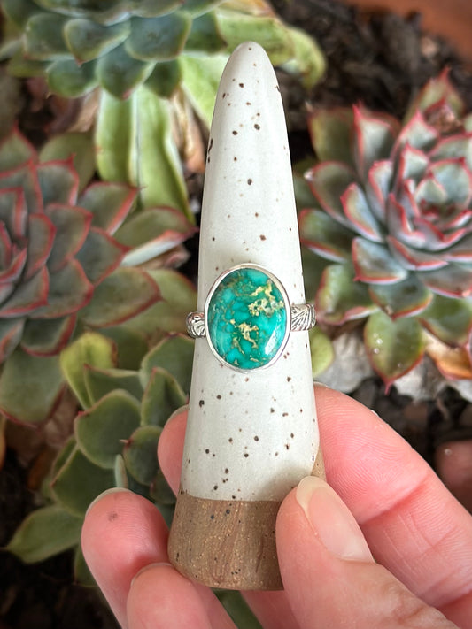 Emerald Valley Turquoise Ring in size 8