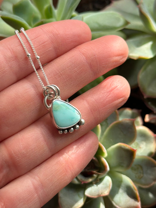 Royston Turquoise Small Pendant v1