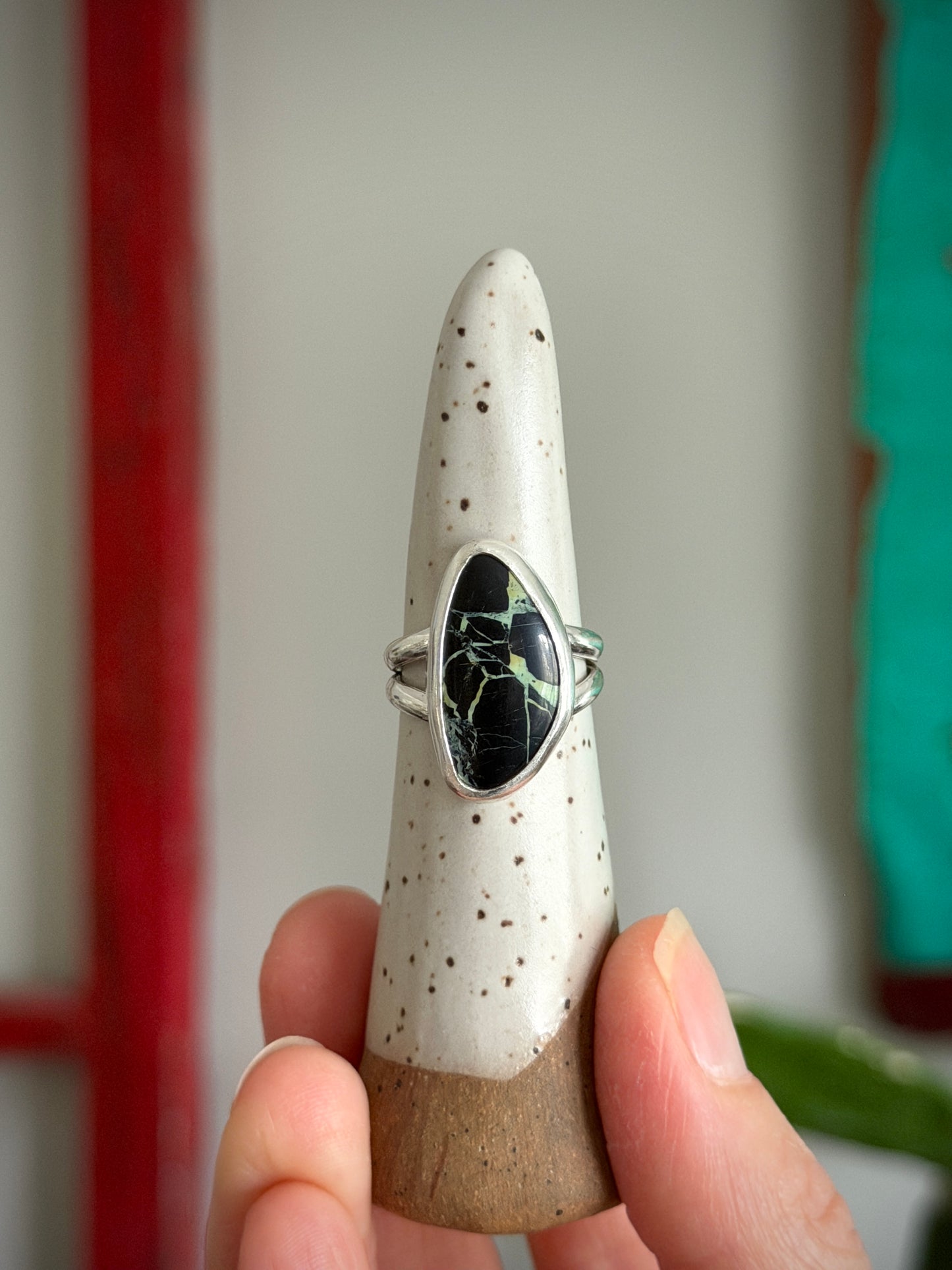 San Pedro Variscite Ring size 6.75