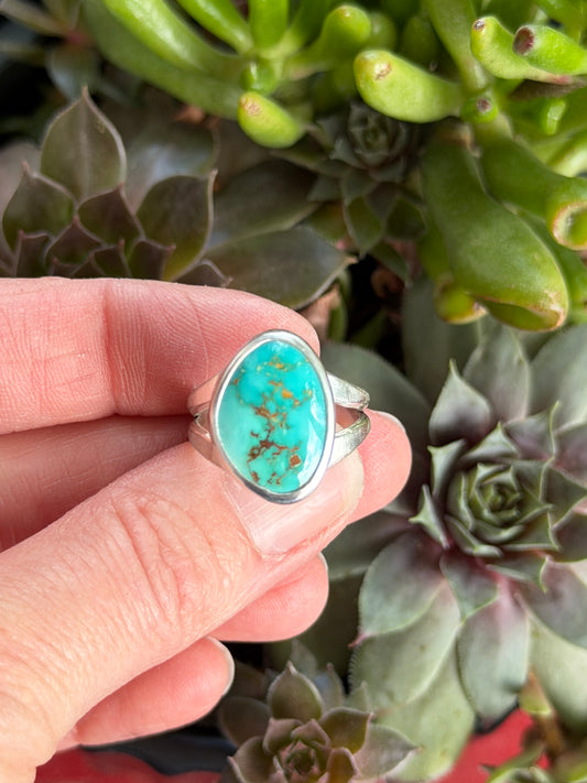 High Grade Royston Turquoise Ring