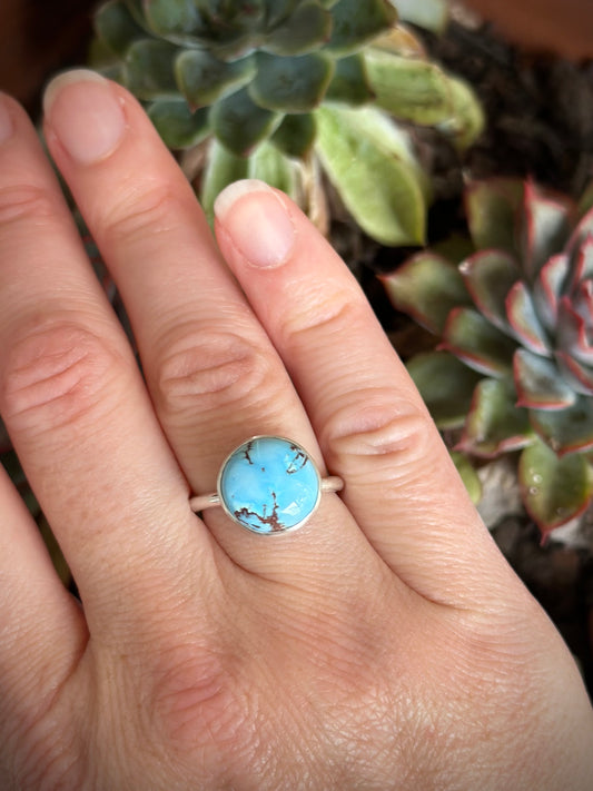 Golden Hills Turquoise Ring size 6.75