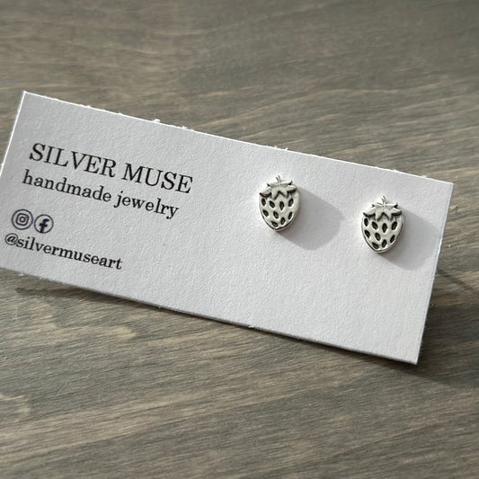 Stud Earrings Strawberries