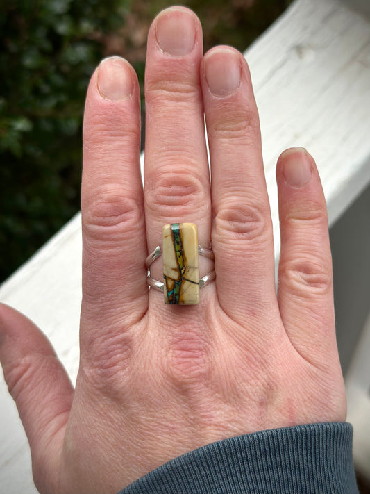 Made to Finish Royston Ribbon Turquoise Ring